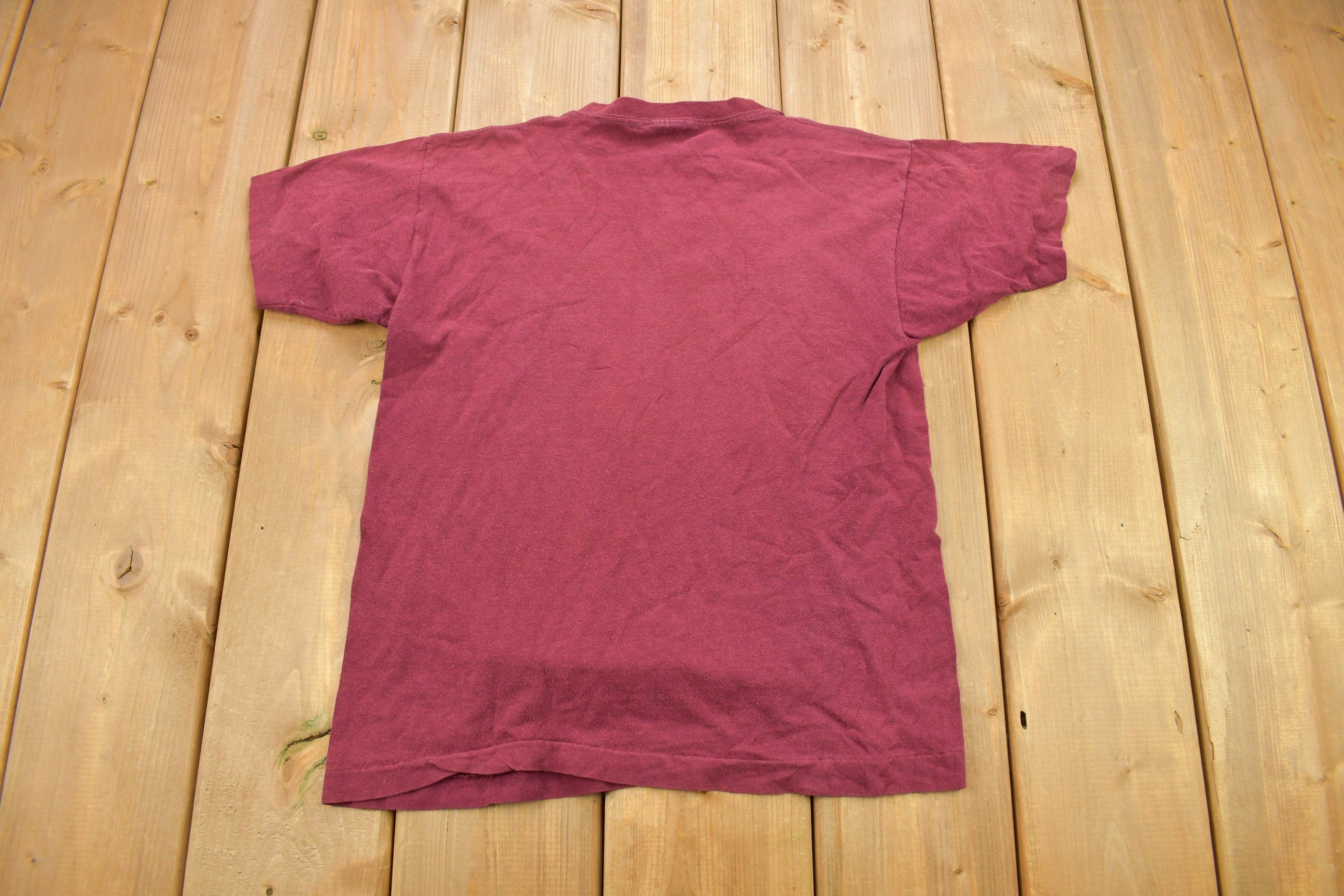 Vintage 1970s Hoosier Basketball Camp Lake James Indiana Graphic Champion T Shirt