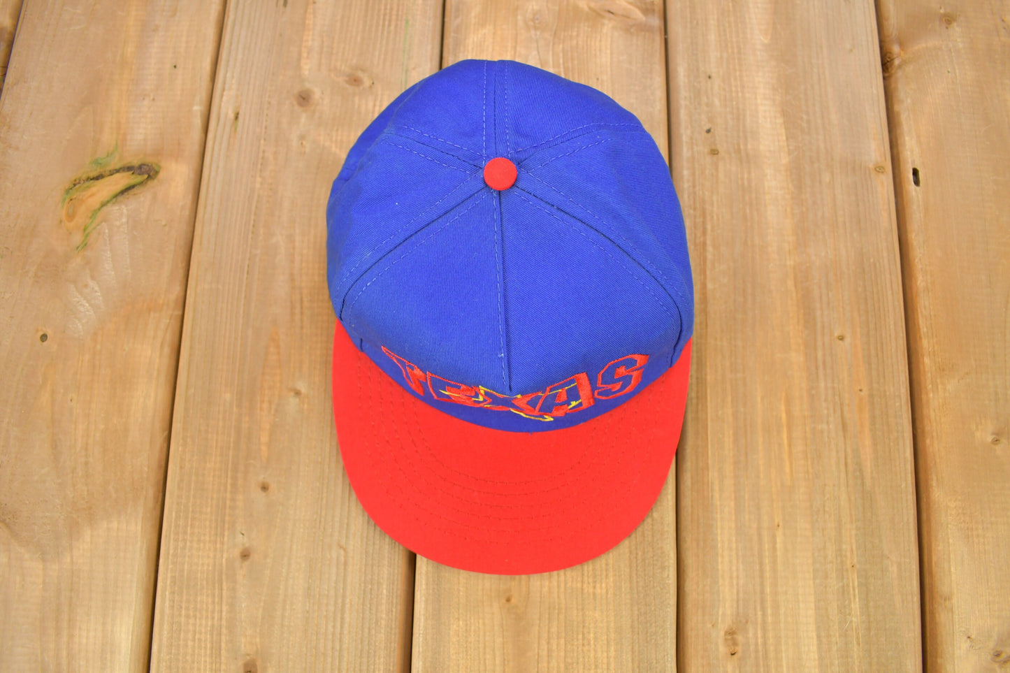 Vintage 1990s Texas Embroidered Snap Back Hat