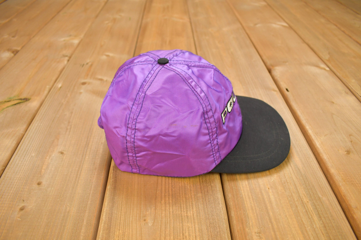 Vintage 1990s Polaris Satin Snapback Hat