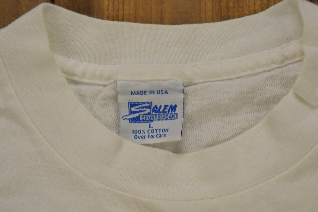 Vintage 1991 Chicago Bulls NBA World Champions T-Shirt Salem Made In USA