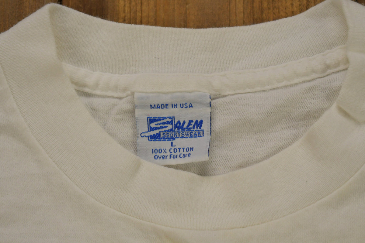 Vintage 1991 Chicago Bulls NBA World Champions T-Shirt Salem Made In USA