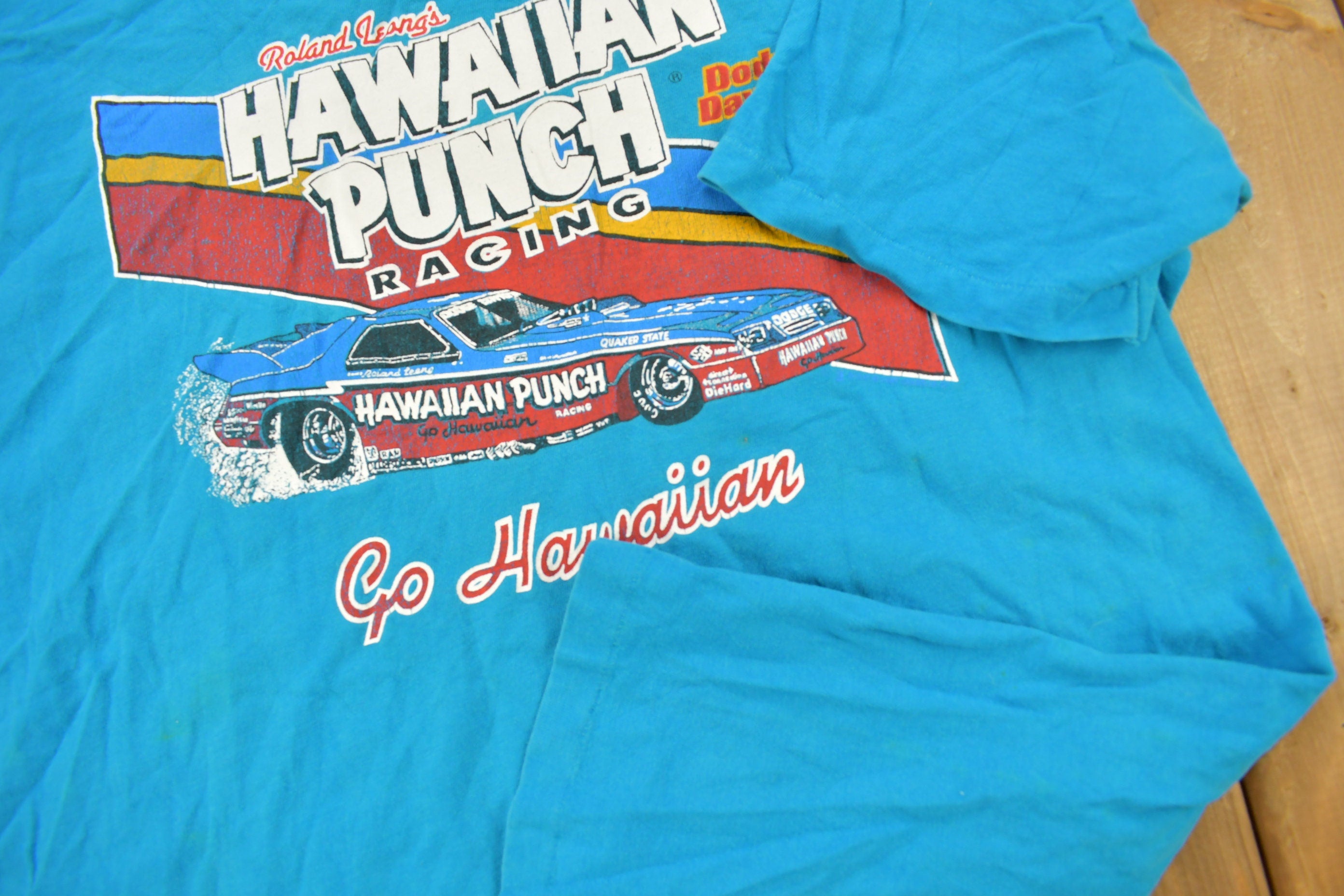 Vintage 1980s Hawaiian Punch Racing Graphic T-Shirt