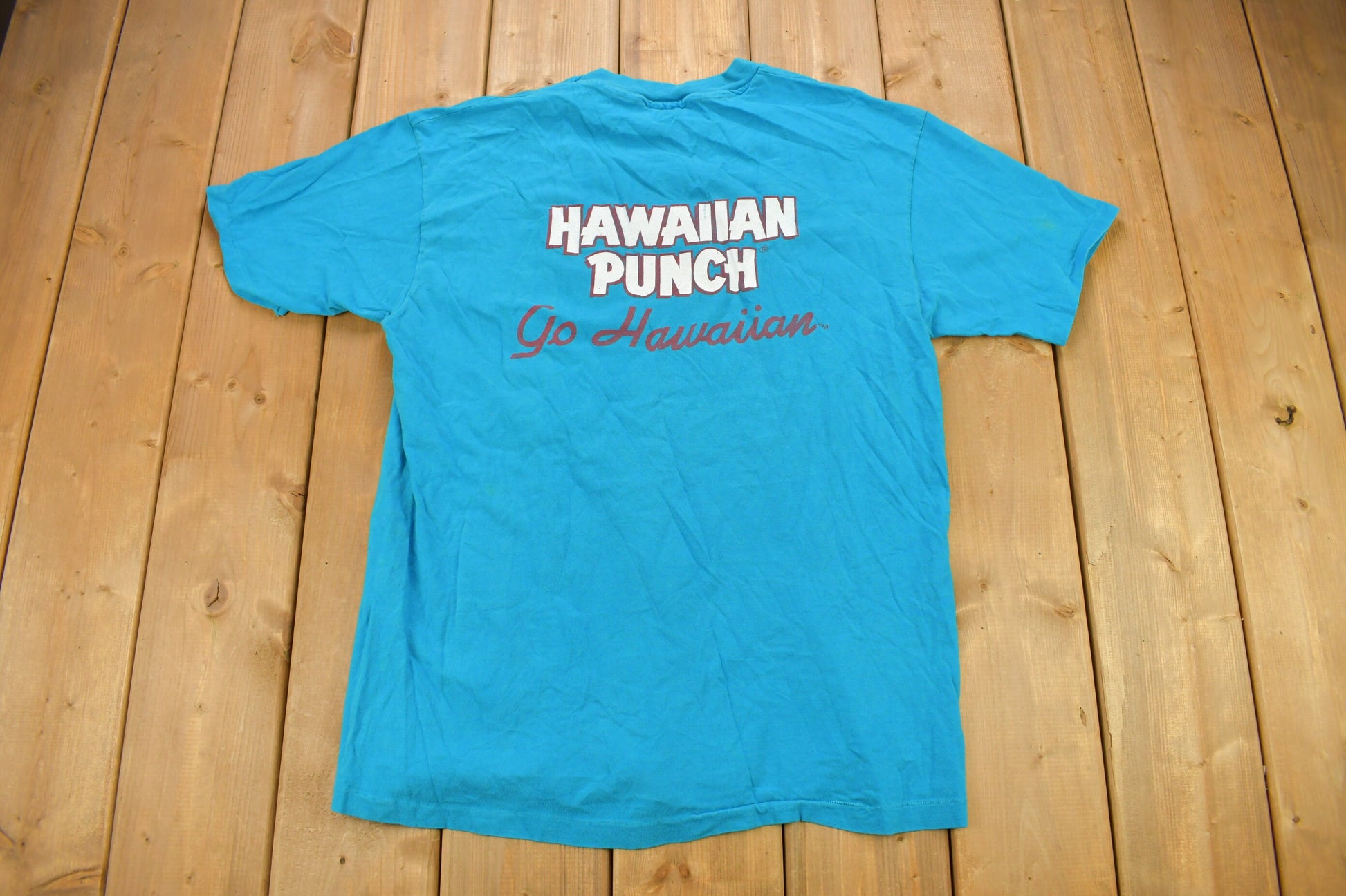 Vintage 1980s Hawaiian Punch Racing Graphic T-Shirt