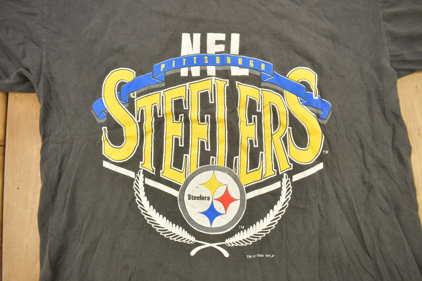 Vintage 1994 Pittsburgh Steelers NFL Logo Athletic T-Shirt