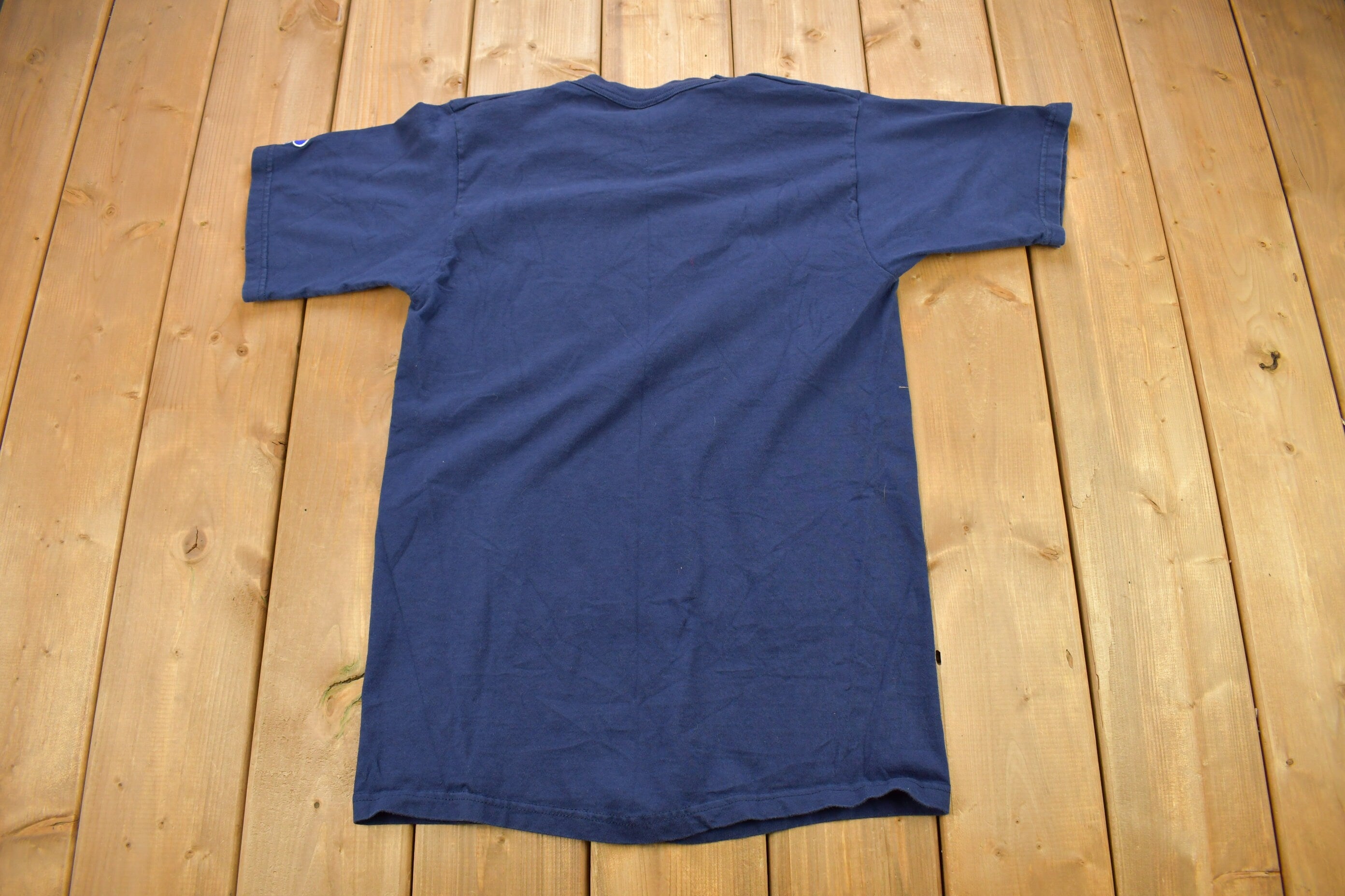 Vintage 1990s Columbus Blue Jackets NHL Pro Player Youth Size Graphic T-Shirt