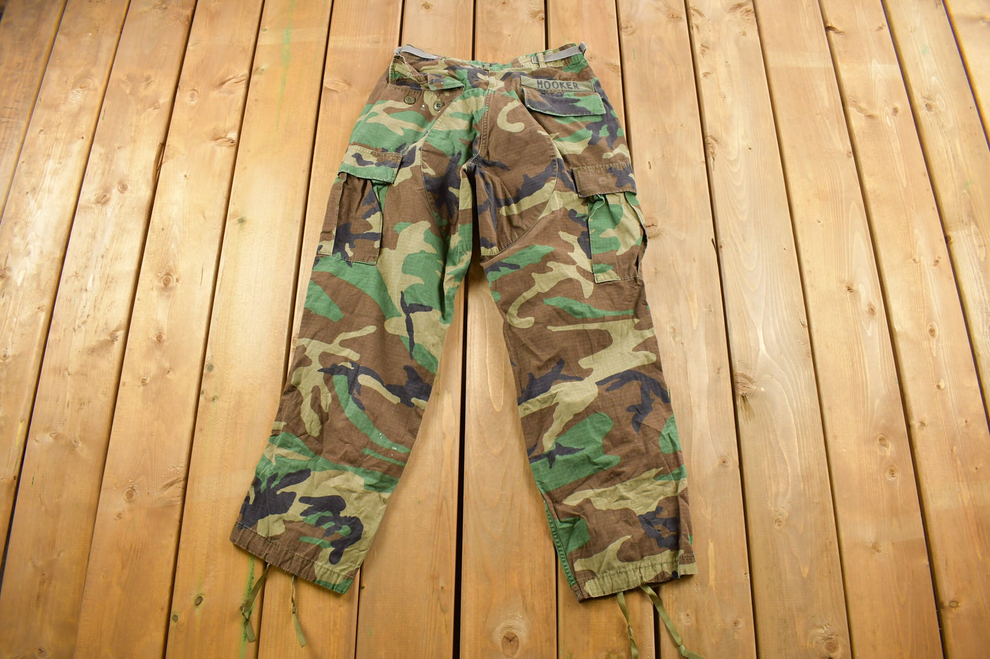 Vintage 1991 US Army Woodland Camouflage Cargo Pants Size 30 x 28 / Army Pants / Military Pant's / Vintage Cargos / Made In USA