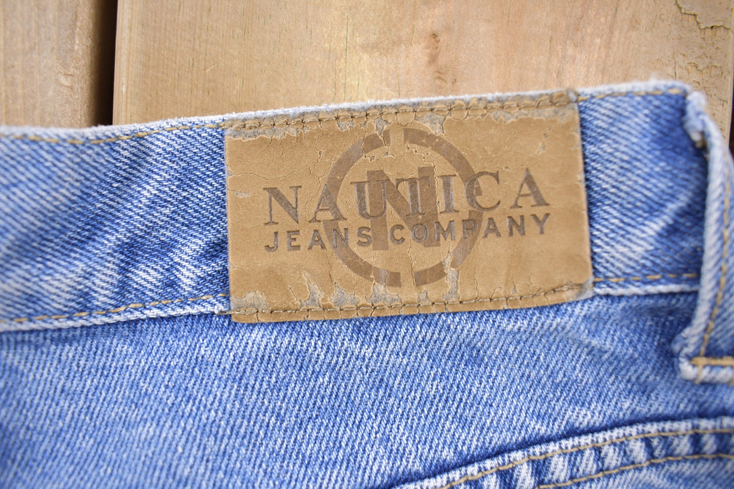 Vintage 1990s Nautica Blue Denim Jeans Size 26 x 24