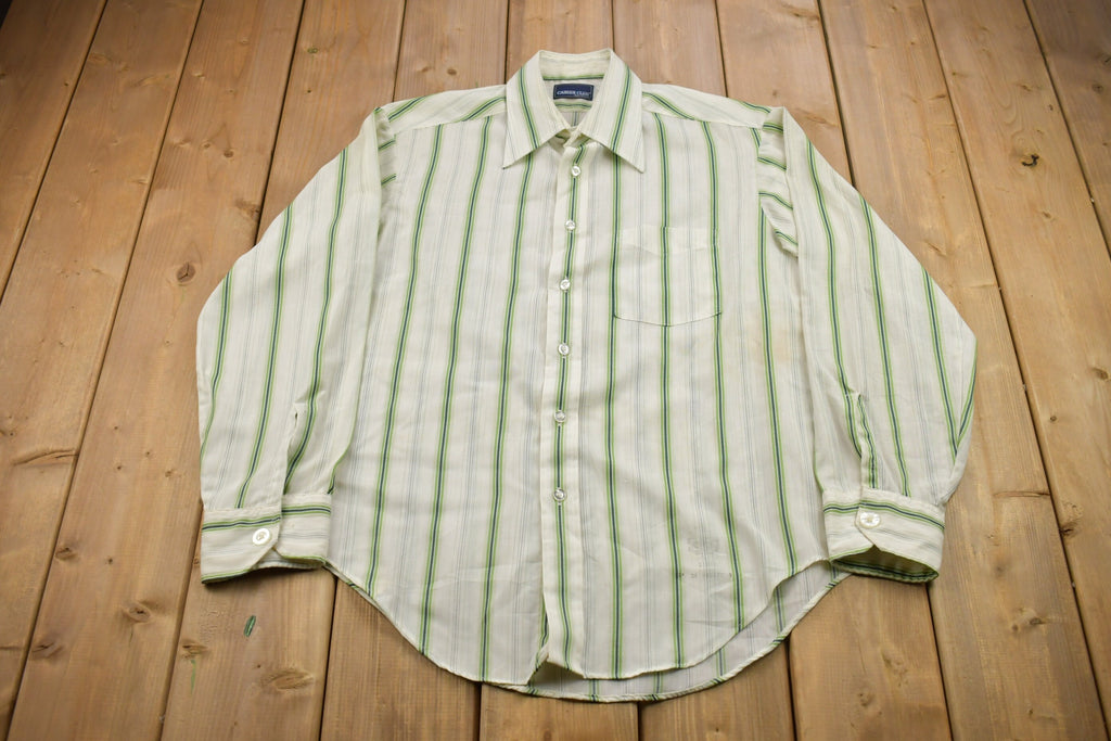Vintage 1980s Striped Button Up Shirt