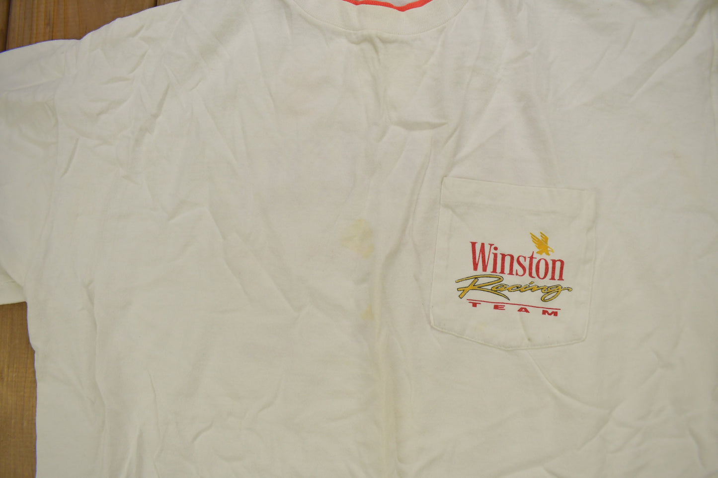 Vintage 1990s Winston Racing Team T-Shirt / Single Stitch / NASCAR Racing / Made in USA / 90s Streetwear / Sportswear