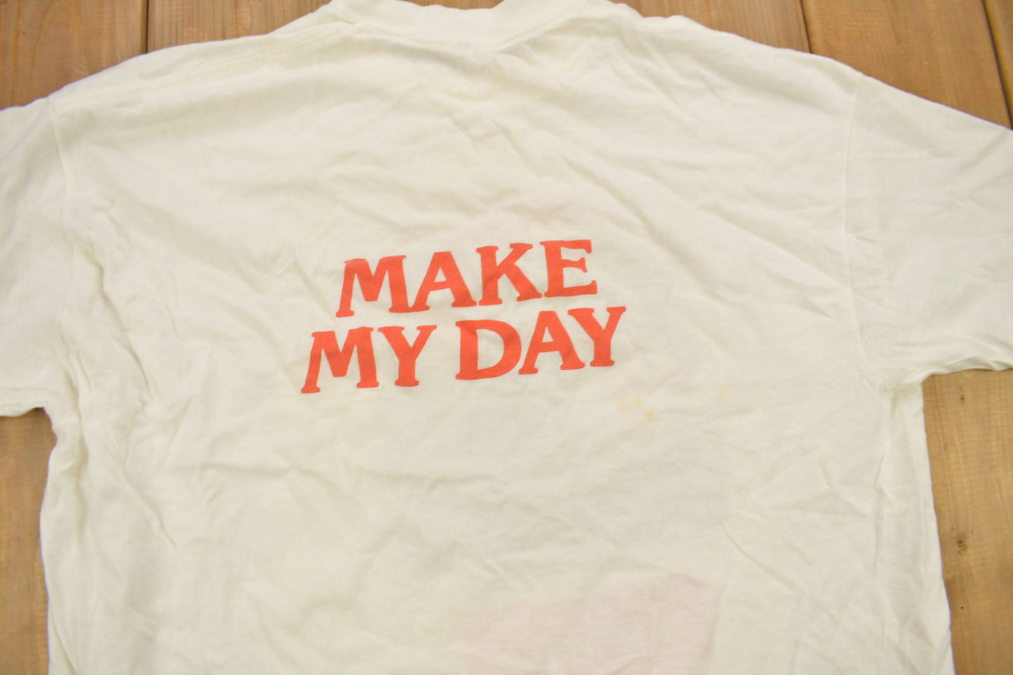 Vintage 1984 Sudden Impact Clint Eastwood Movie Promo T-shirt / Vintage Movie Tee / Made In USA / Single Stitch / "Make My Day"