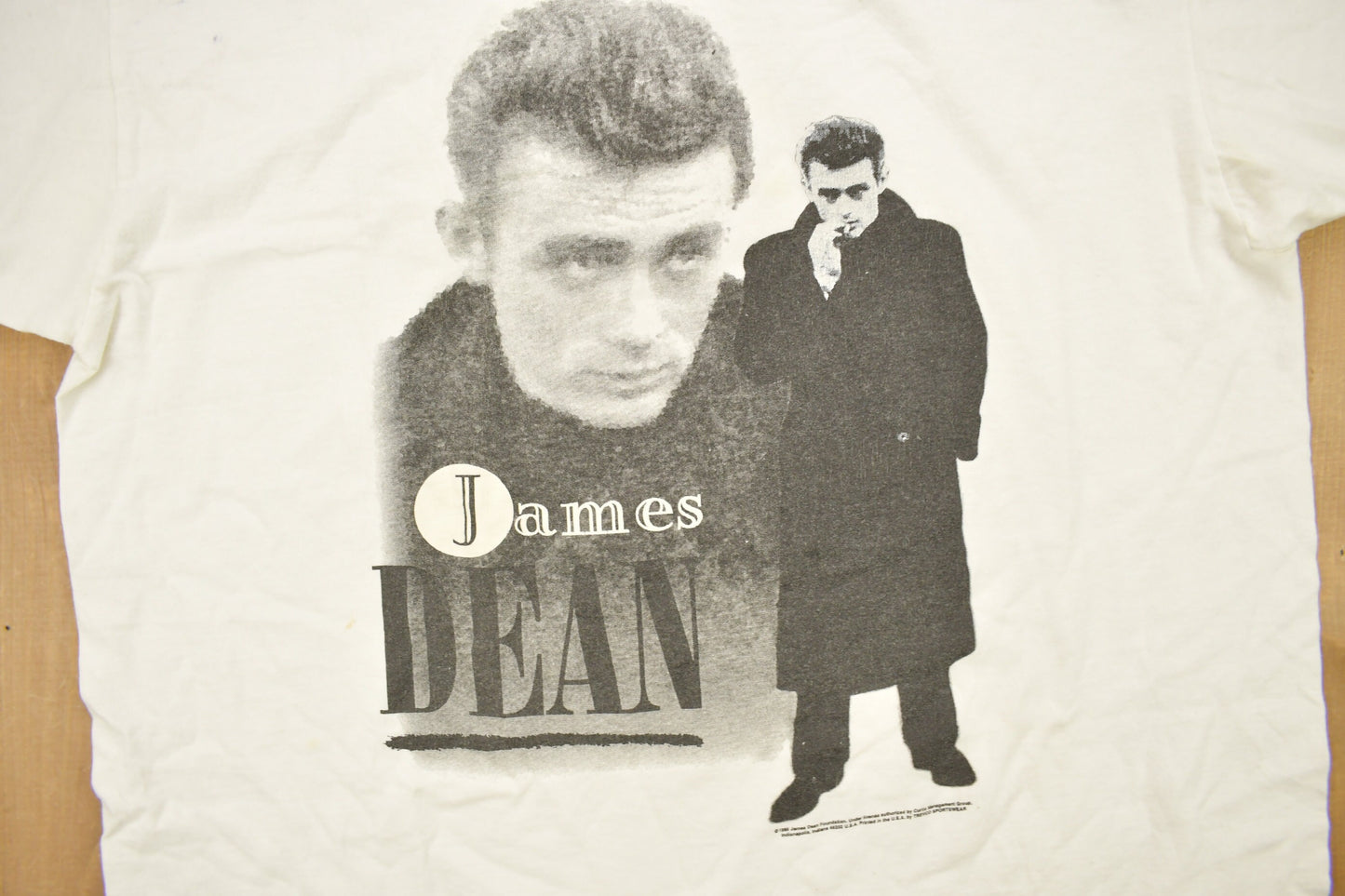 Vintage 1995 James Dean Graphic T Shirt / Heavy Weight / Vintage James Dean / Vintage Actor / Film T Shirt