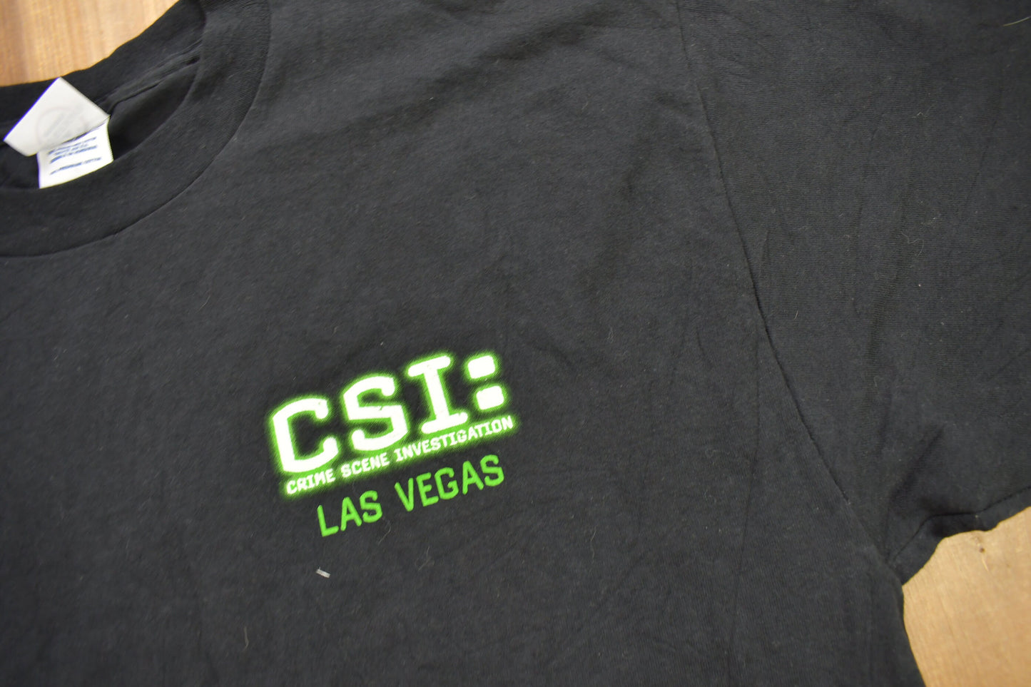 Vintage 2001 CSI Las Vegas Crime Scene Investigation Graphic T Shirt / Vintage T Shirt / Streetwear / Graphic Tee / Vintage TV Promo