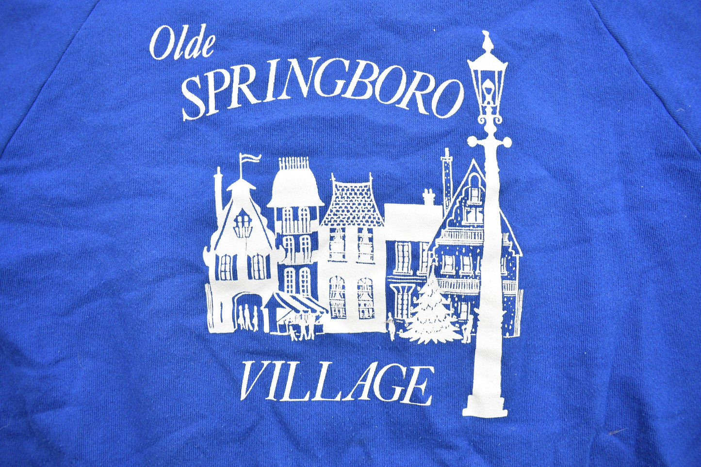 Vintage 1990s Olde Springboro Village Ohio Crewneck Sweatshirt / Made in USA / Souvenir Sweater / Streetwear / Travel And Vacation