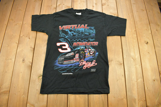Vintage 1997 NASCAR Dale Earnhardt Virtual Intimidator Racing T-Shirt / Single Stitch / Racing Tee  / 90s Streetwear / Sportswear