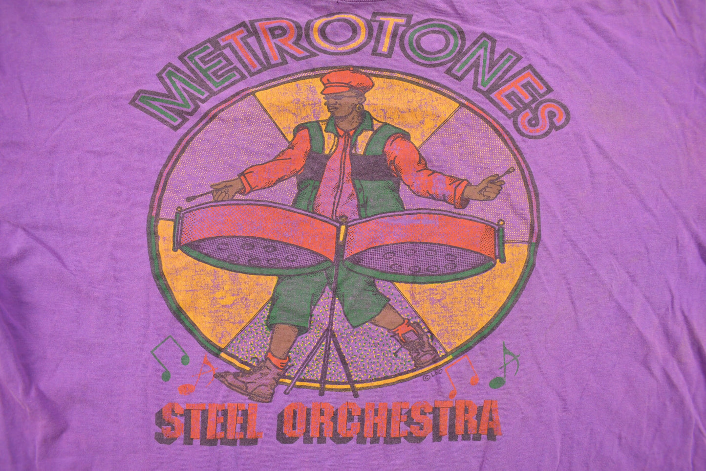 Vintage 1990s Metro Tones Steel Orchestra Graphic T Shirt / Vintage T Shirt / Streetwear / Graphic Tee / African T Shirt / Made In Kenya