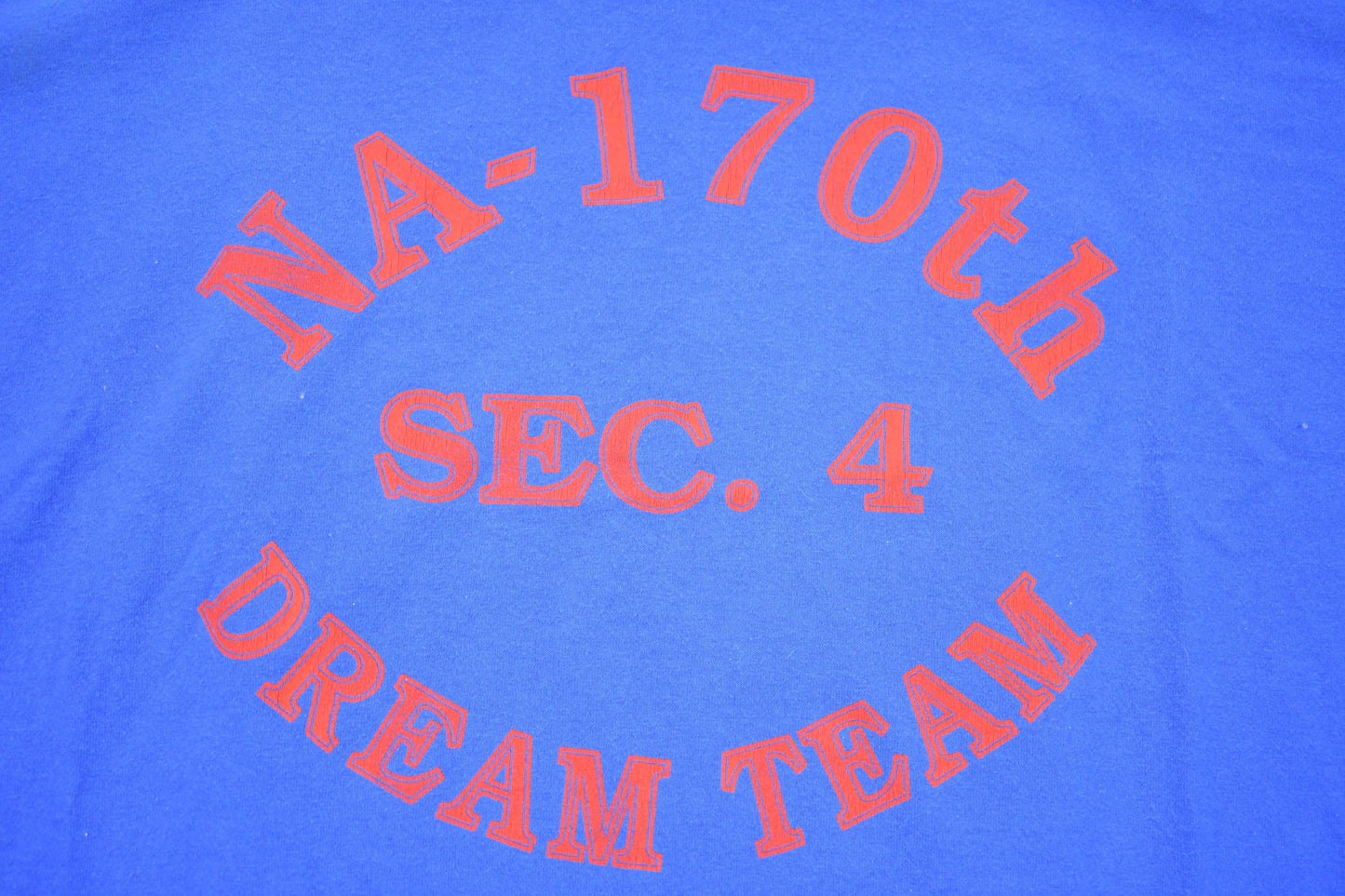 Vintage 1990s NA-170th Section 4 Dream Team Graphic T Shirt / Vintage T Shirt / Streetwear / Graphic Tee / Single Stitch / Made In USA