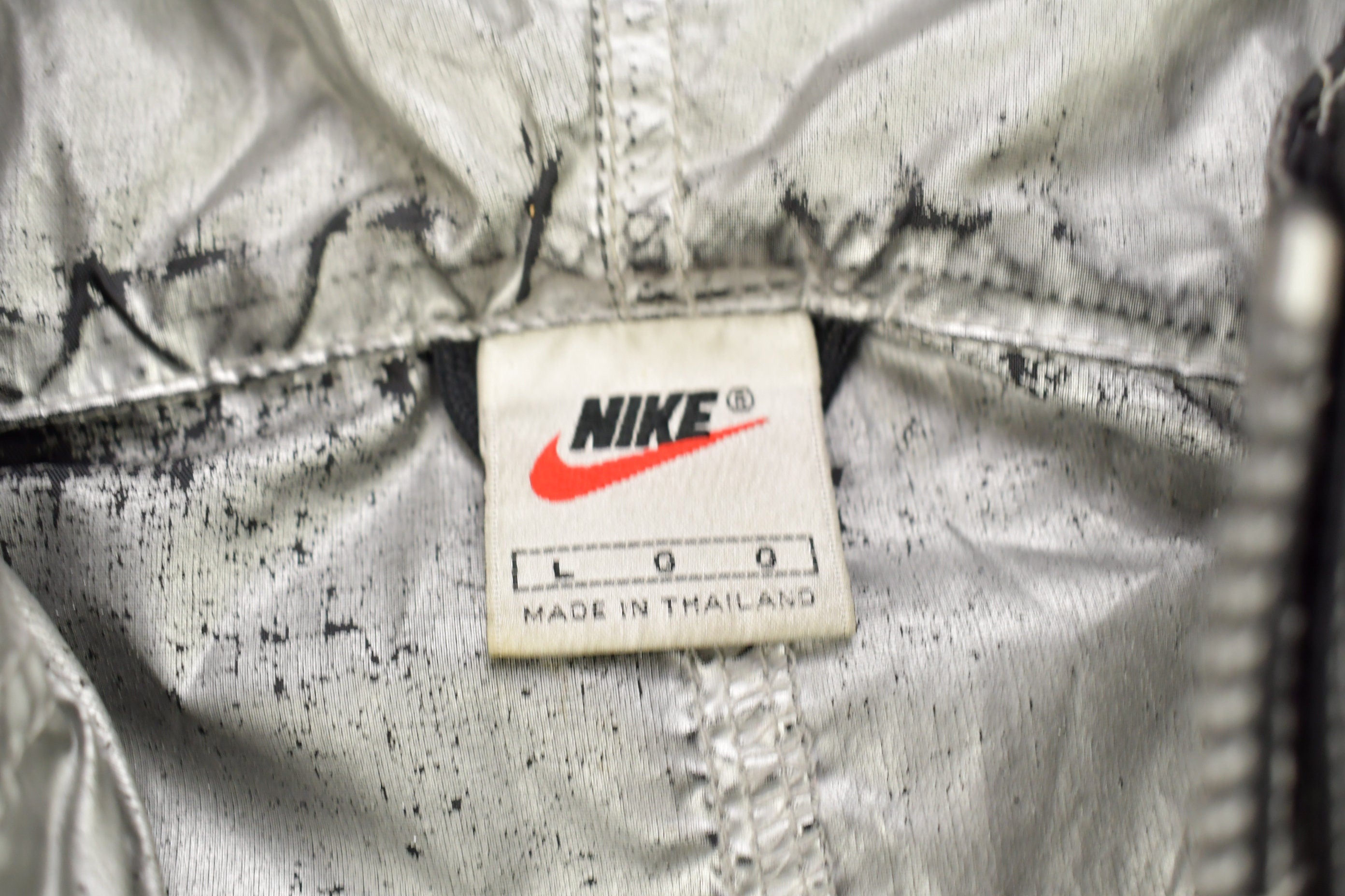 Vintage 1990s Nike Mini Swoosh Half Zip Windbreaker Jacket