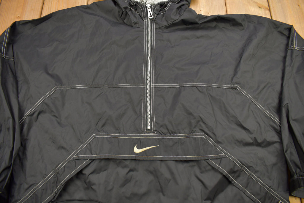 Vintage 1990s Nike Mini Swoosh Half Zip Windbreaker Jacket