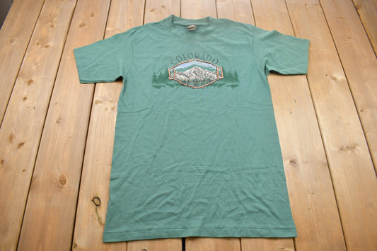 Vintage 1990s Prairie Mountain Colorado Souvenir T Shirt / Streetwear / Made in USA / Rare Vintage / Travel T Shirt / Made in USA