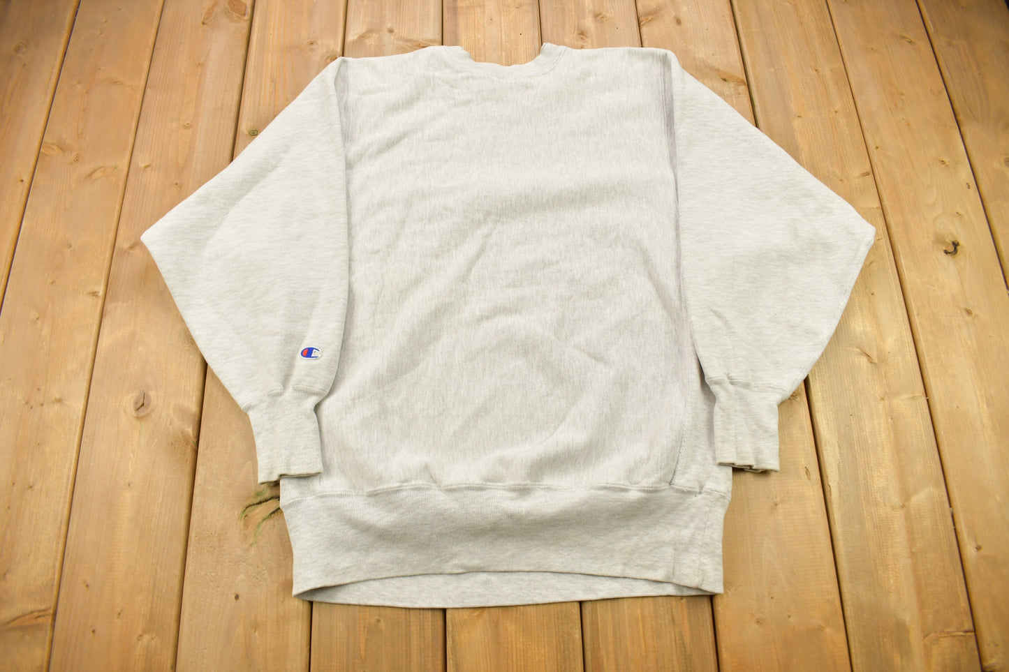 Vintage 1990s Grey Champion Reverse Weave Crewneck / Vintage Champion / Vintage Pullover / Streetwear / Made In USA / Sportswear