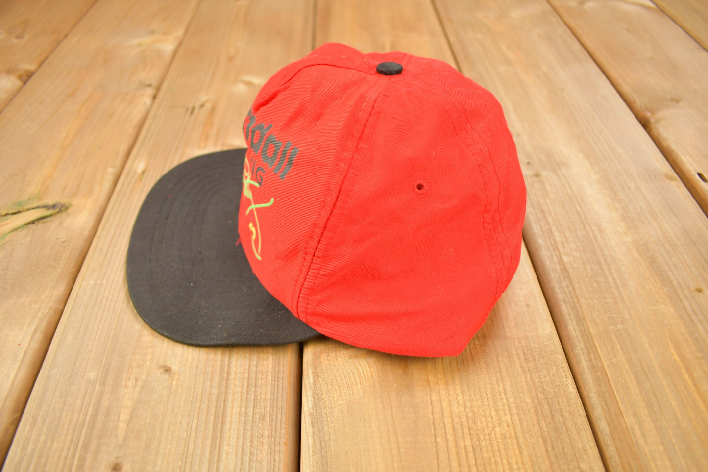 Vintage 1995 Kendall Racing Snap Back Hat / OSFA / 90s Hat / Vintage Snap Back / Souvenir Cap / Two Tone Hat