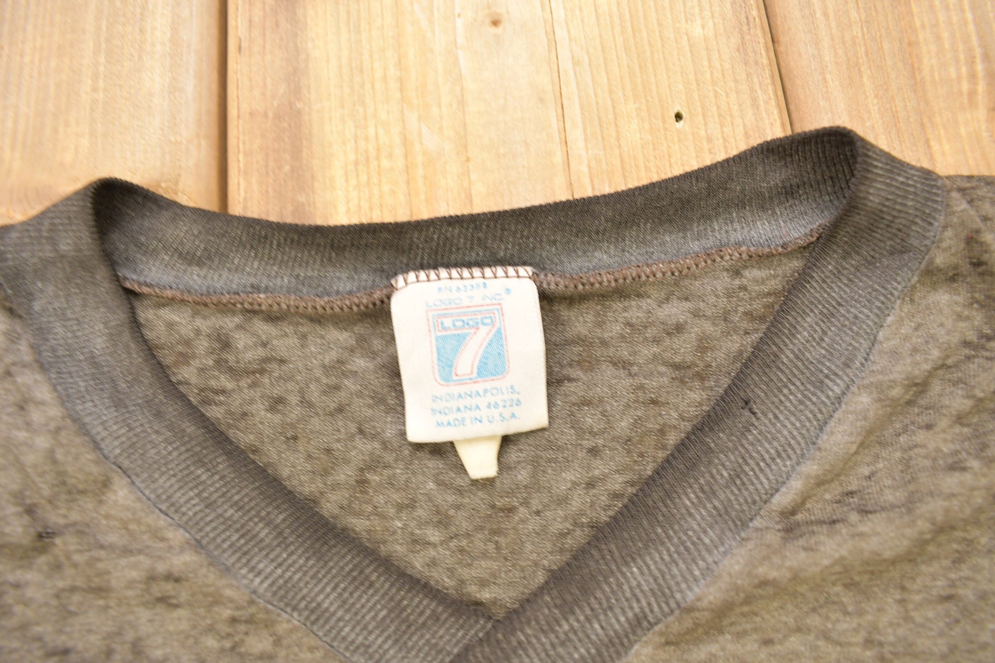 Vintage 1980s Cleveland Browns Logo 7 Graphic T-Shirt