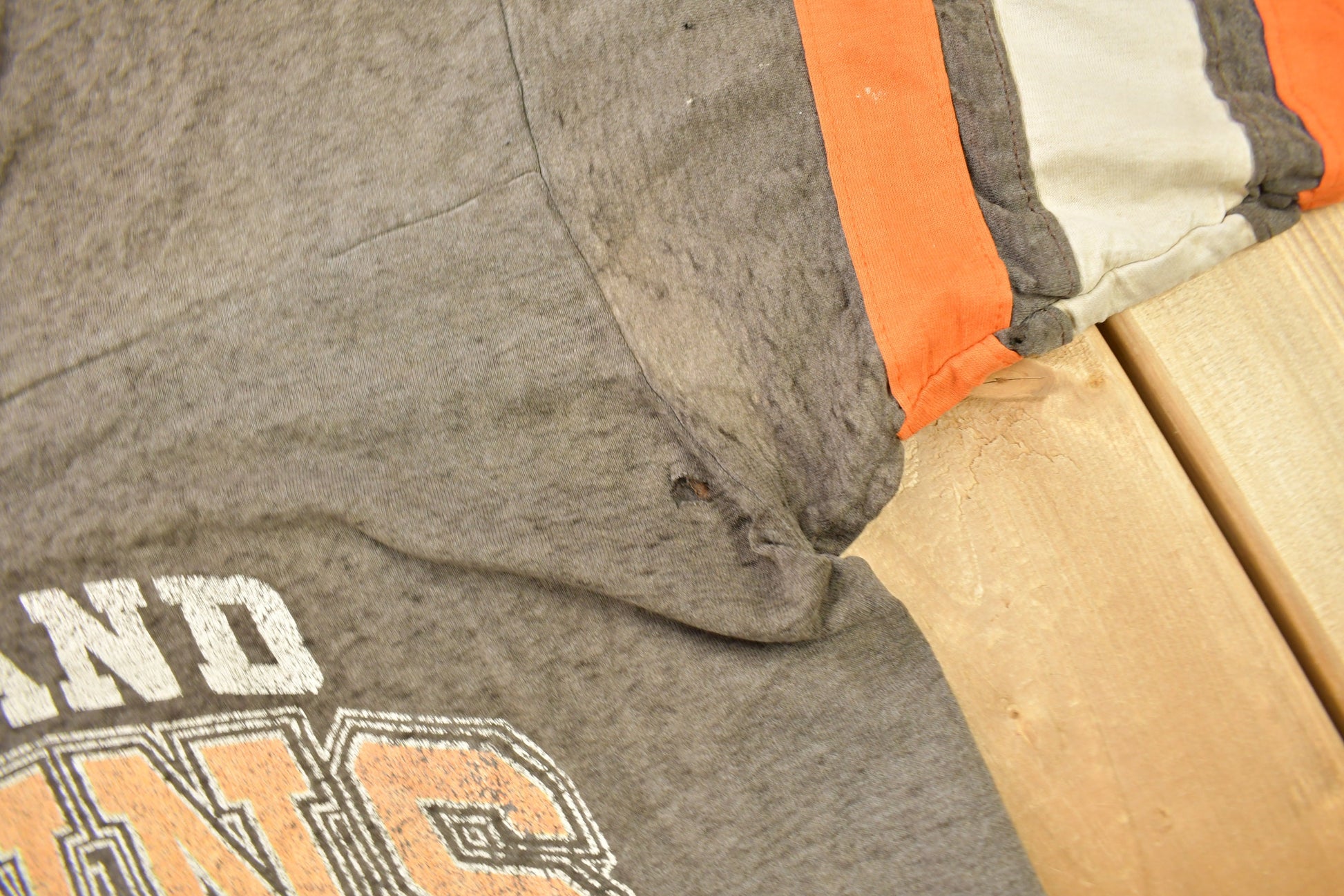 Vintage 1980s Cleveland Browns Logo 7 Graphic T-Shirt