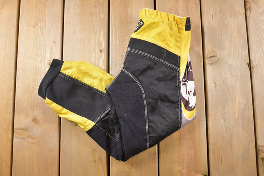 Vintage 1990s Thor Kenytex Color Block Kid's Motocross Pants Size 24 x 21 / Streetwear / Dirt Biking Pants / Racing Pants