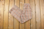 Vintage 1960s Jack Winter Wool Plaid Pants