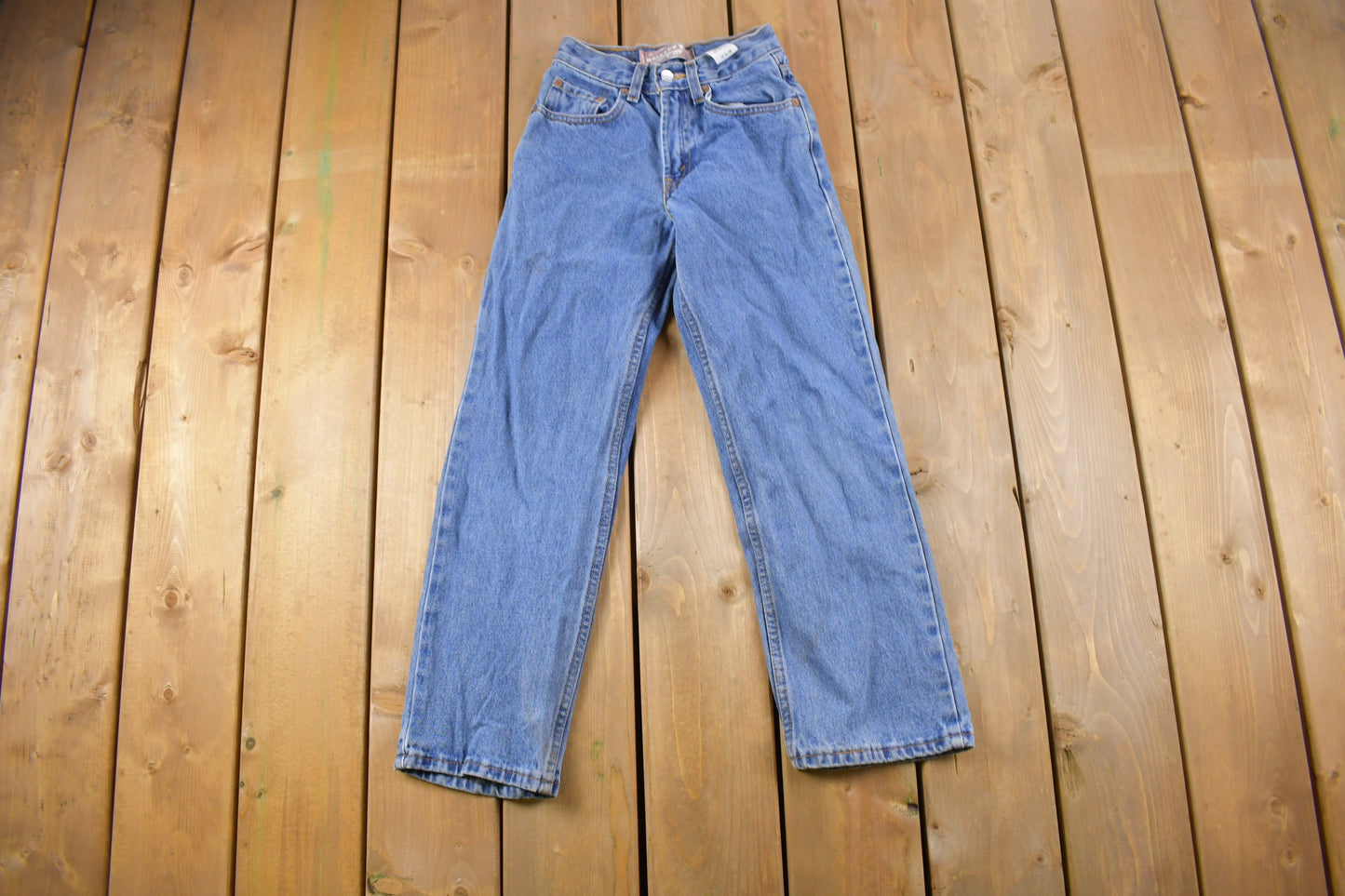 Vintage 1990s Levi's 550 Red Tab Relaxed Fit Denim Jeans Size 22 x 25