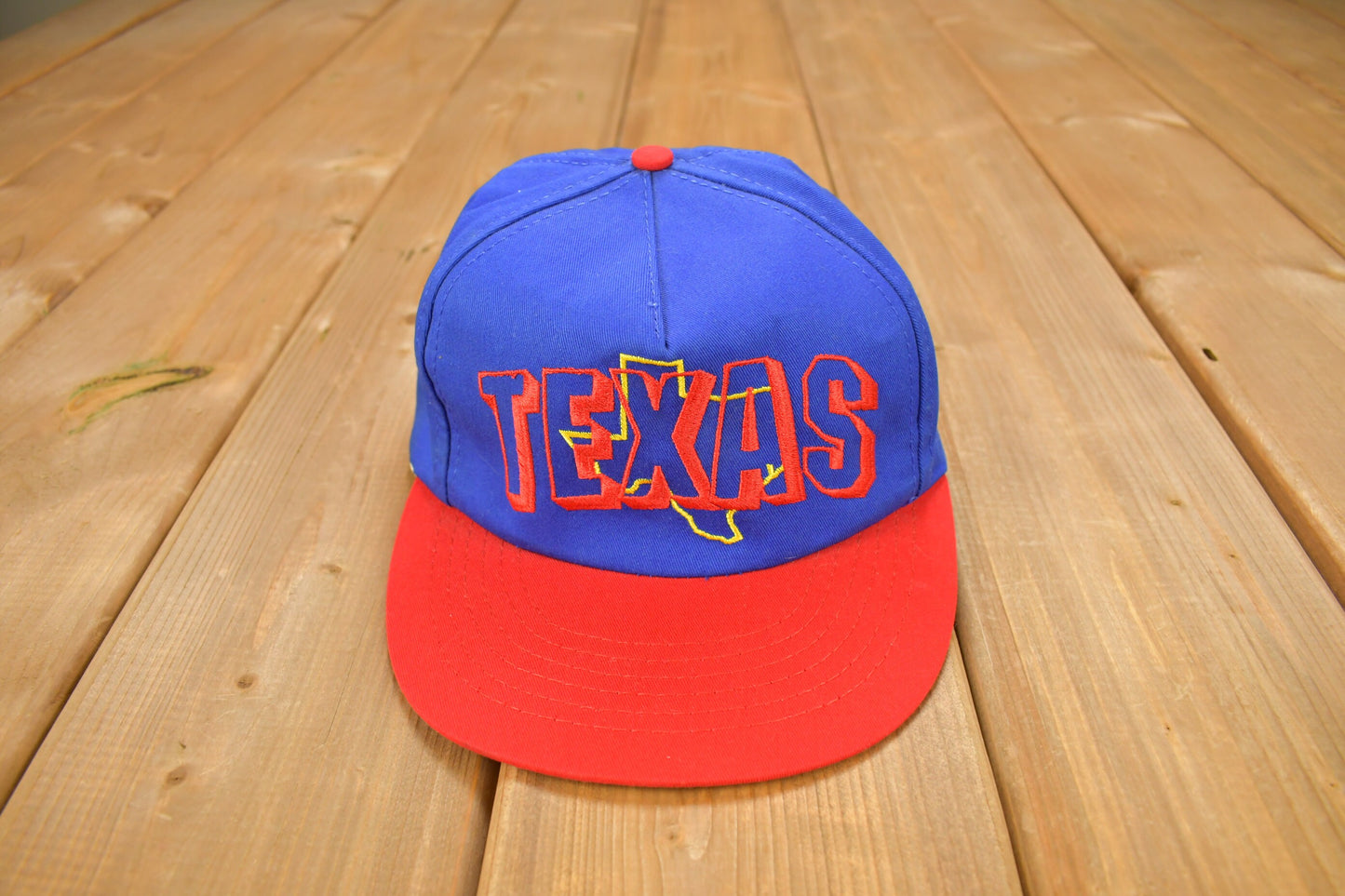 Vintage 1990s Texas Embroidered Snap Back Hat