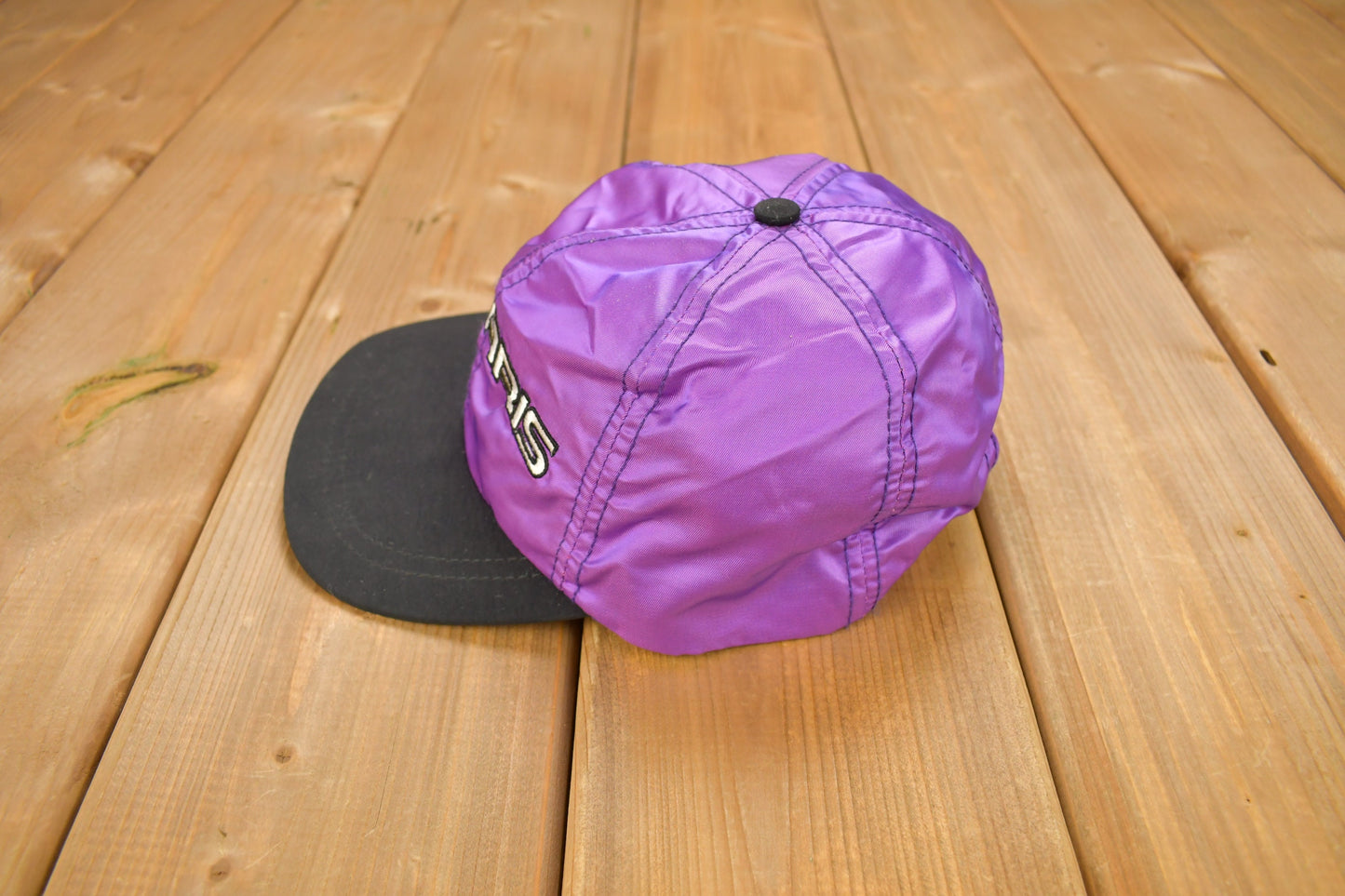 Vintage 1990s Polaris Satin Snapback Hat