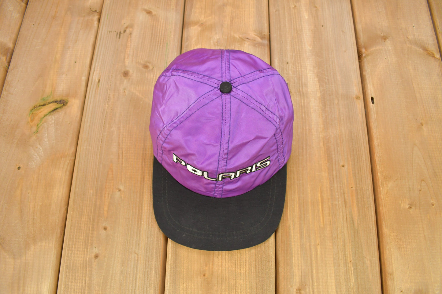 Vintage 1990s Polaris Satin Snapback Hat