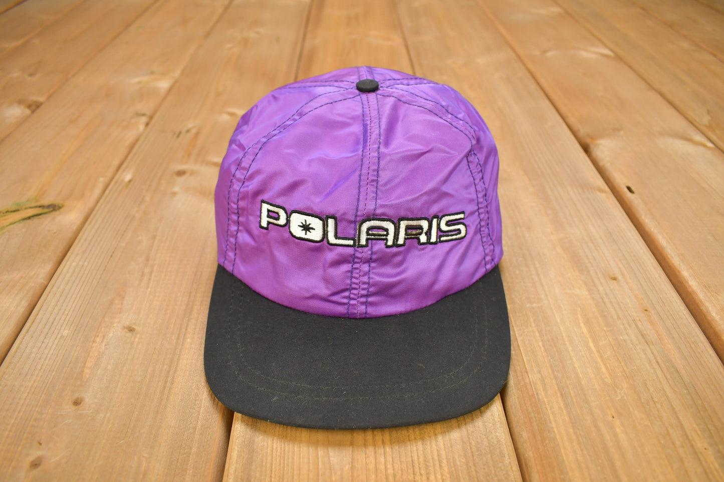 Vintage 1990s Polaris Satin Snapback Hat