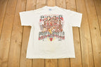 Vintage 1991 Chicago Bulls NBA World Champions T-Shirt Salem Made In USA