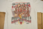 Vintage 1991 Chicago Bulls NBA World Champions T-Shirt Salem Made In USA