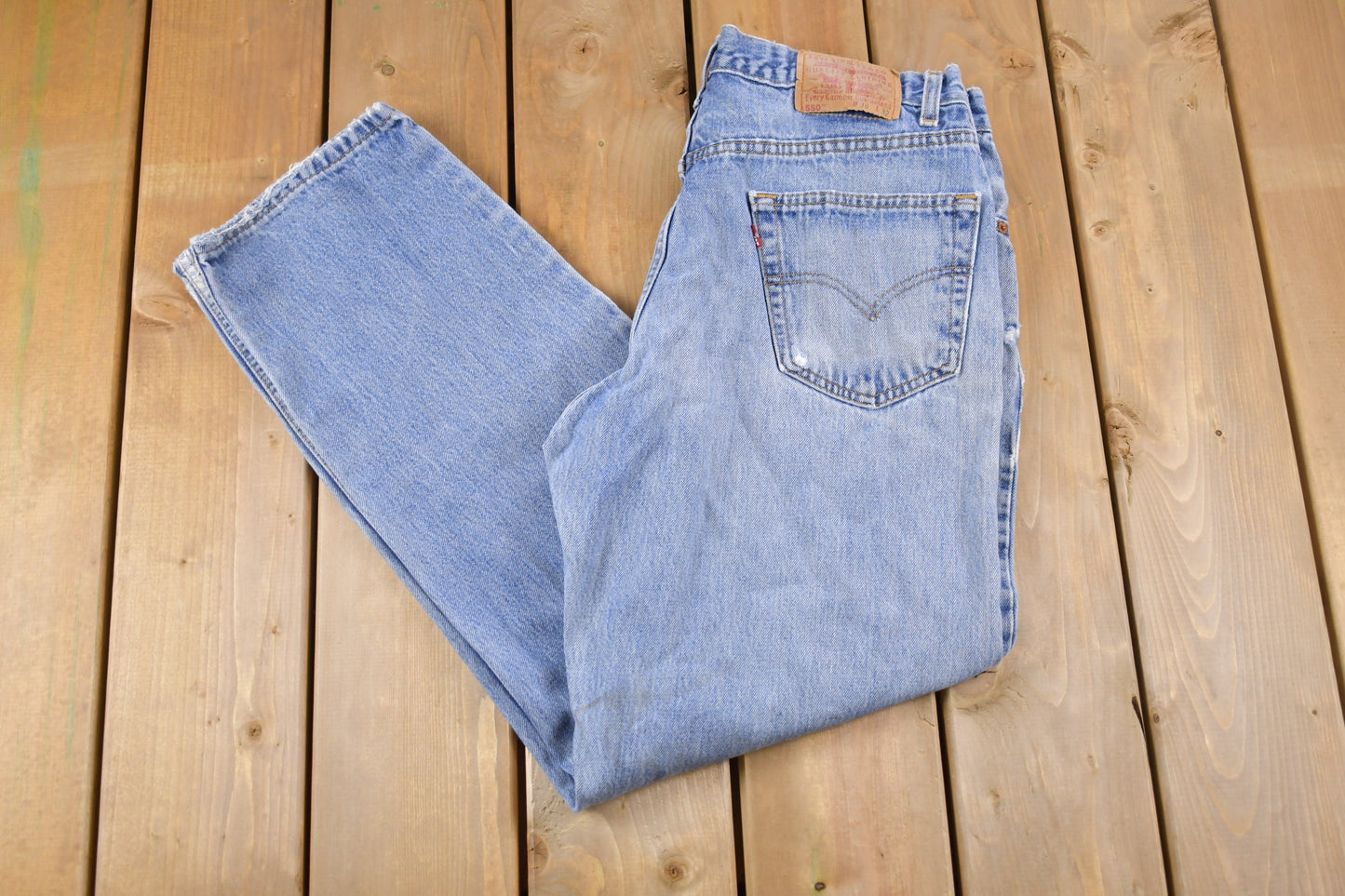 Vintage 1990s Levi's 550 Tab Denim Jeans Size 34 x 32