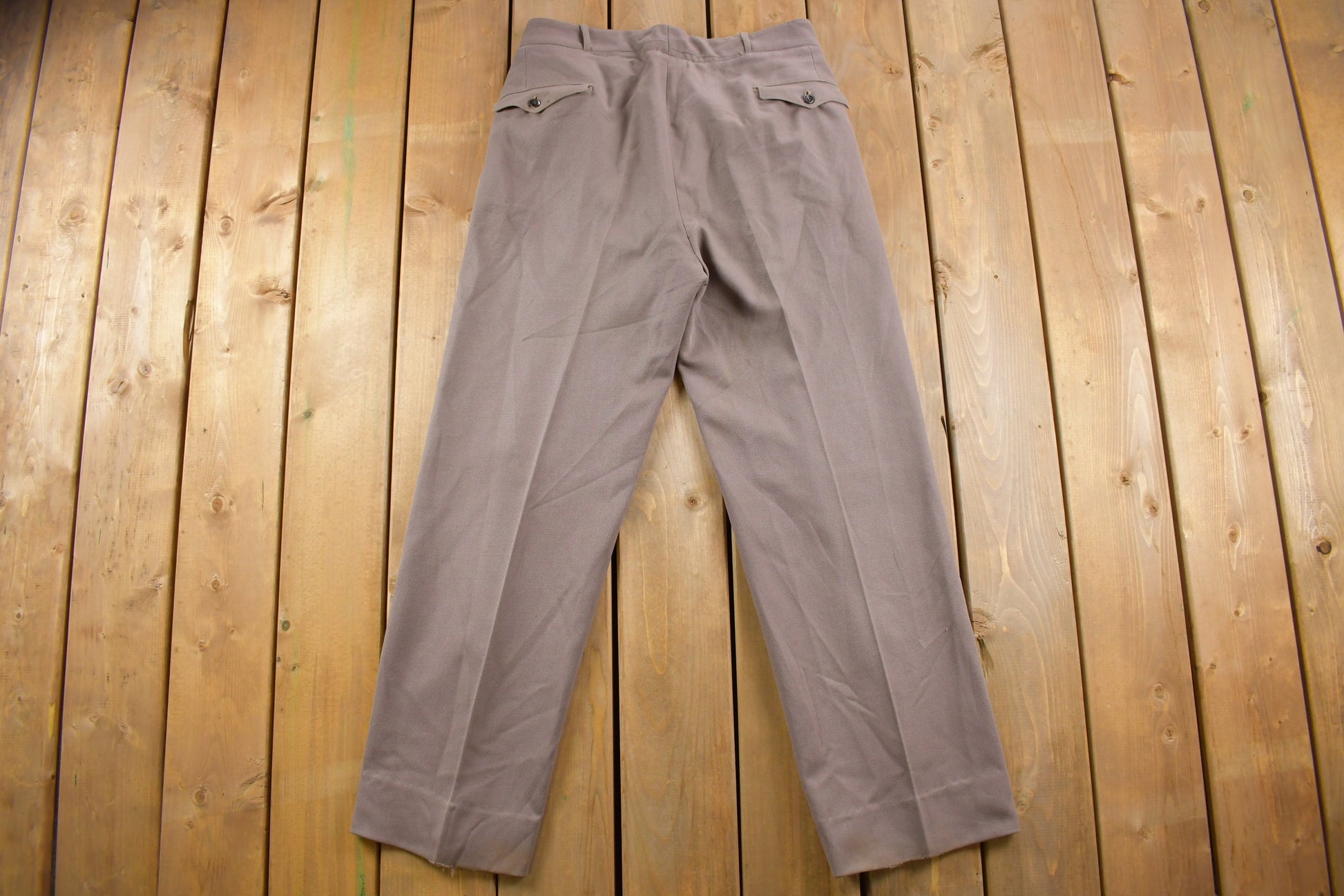 Vintage 1950s Montague Burton Trousers Size 30 x 29