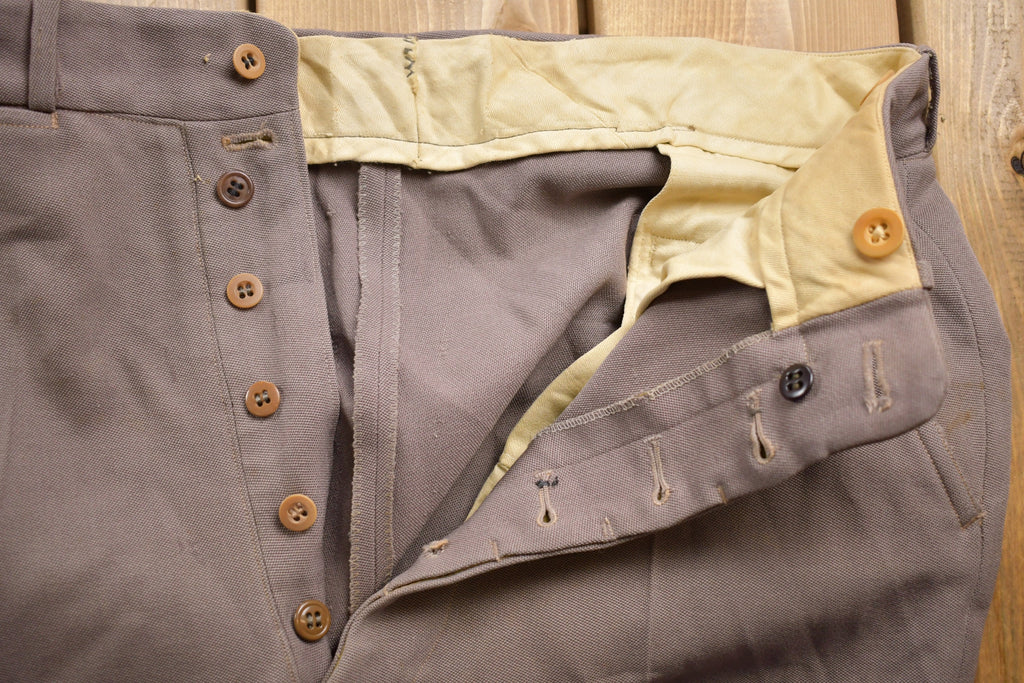 Vintage 1950s Montague Burton Trousers Size 30 x 29