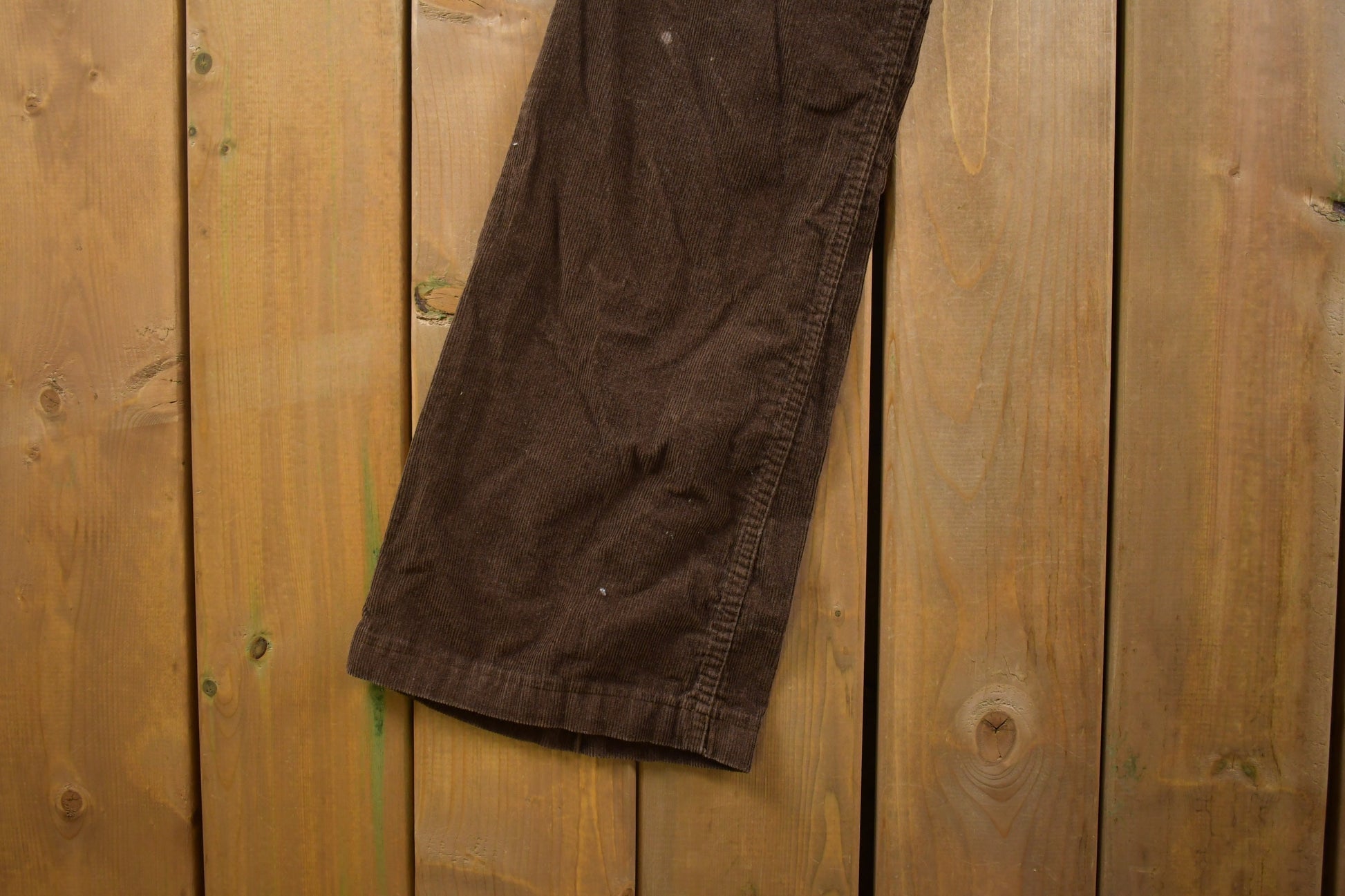 Vintage 1970s GWG Brown Corduroy Trousers Size 33 x 33