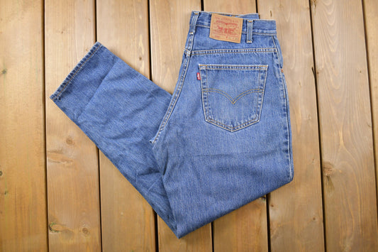 Vintage 1990s Levi's 560 Red Tab Denim Blue Jeans Size 31 x 30