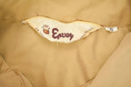 Vintage 1970s Envoy Blank Beige Windbreaker Jacket