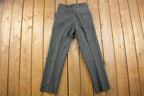 Vintage 1968 Military 100% Wool Trousers 30 x 31