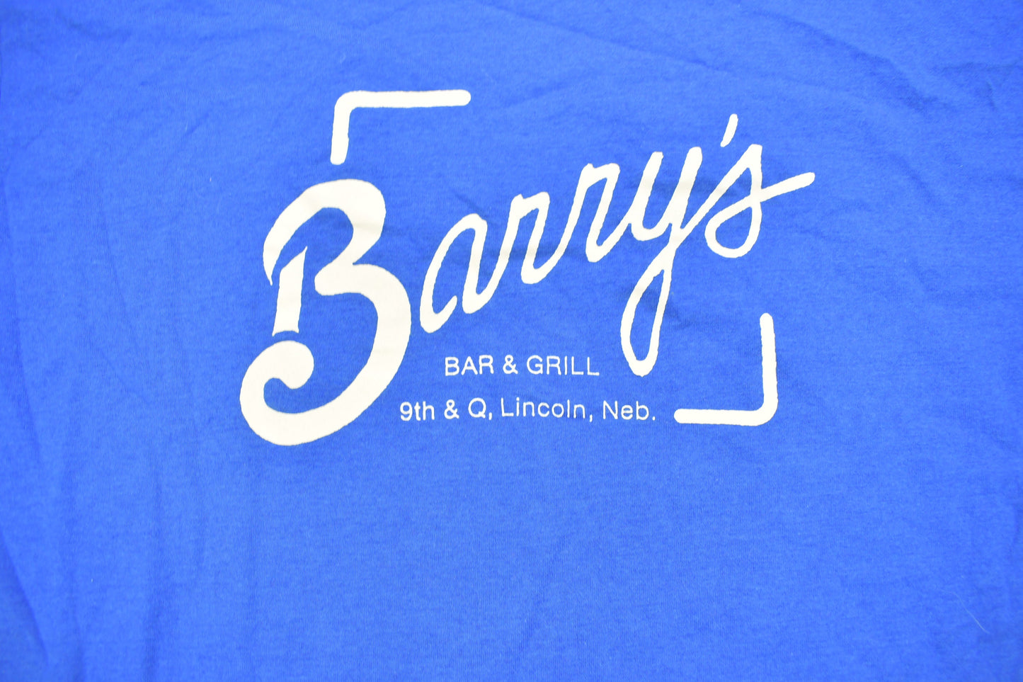 Vintage 1990s Barry's Bar & Grill Graphic T Shirt / Nebraska / Vintage T Shirt / Streetwear / Graphic Tee / Single Stitch / Made In USA