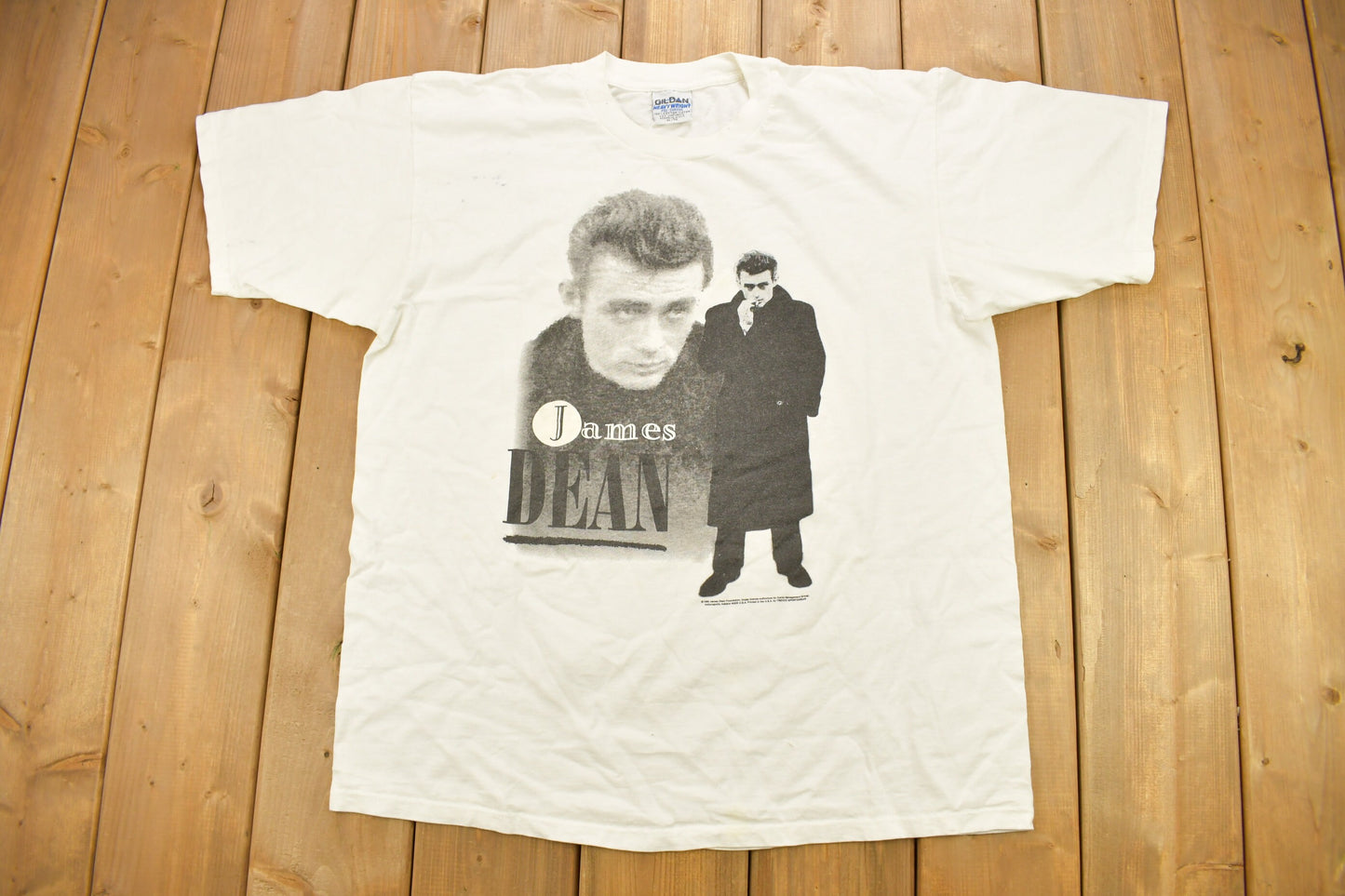 Vintage 1995 James Dean Graphic T Shirt / Heavy Weight / Vintage James Dean / Vintage Actor / Film T Shirt