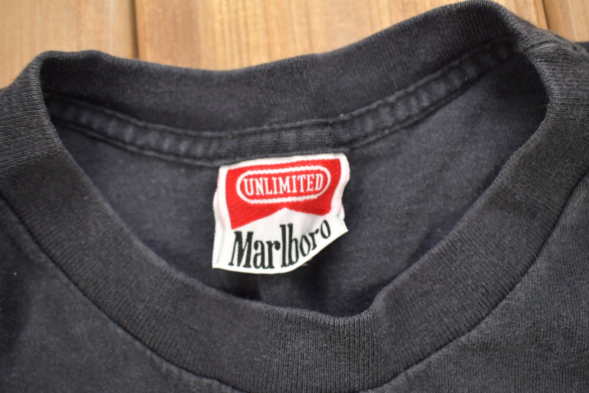 Vintage 1990s Marlboro Unlimited Train Track Graphic T Shirt Size XL