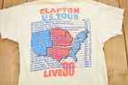 Vintage 1990 Eric Clapton Slowhand Journeyman US Tour T-shirt