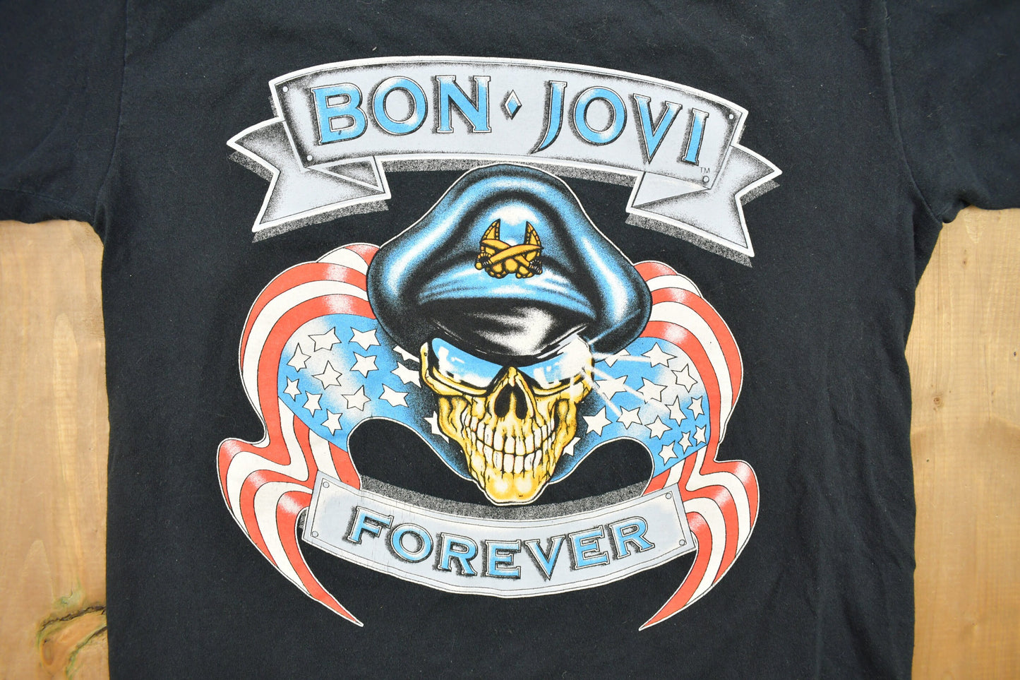 Vintage 1990s Bon Jovi Forever Band T-shirt / Band Tee / Single Stitch / Made in USA / Music Promo / Vintage Bon Jovi