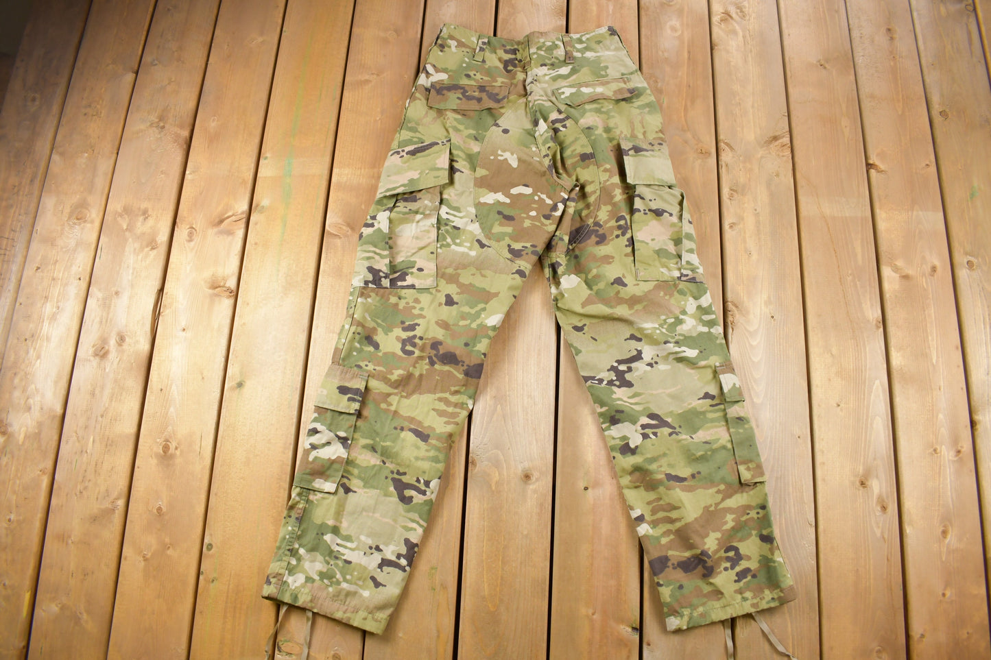 Vintage 1990s US Military Desert Camouflage Cargo Pocket Pants 28 x 31 / Streetwear / Army Pants / Vintage Cargos / Made In USA