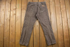 Vintage 1980s Wrangler Brown Denim Pants 36 x 30